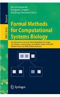 Formal Methods for Computational Systems Biology