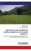 Heterosis and combining ability studies in rice (oryza sativa l.)