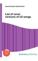 List of Cover Versions of U2 Songs