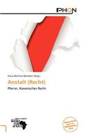 Anstalt (Recht): (German)