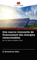 source innovante de financement des énergies renouvelables