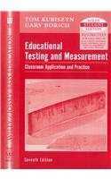 Educational Testing And Measurement: Classroom Application And Practice, 7Th Ed