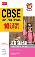 MTG CBSE 10 Years Chapterwise Topicwise Solved Papers Class 10 English language & Literature - CBSE Champion For Exam 2023 (Strictly Updated As Per The CBSE Syllabus)