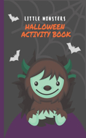 Little Monsters Halloween Activity Book