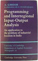 Programming and Interregional Input-Output Analysis