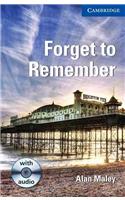 Forget to Remember Level 5 Upper-intermediate with Audio CDs (3): (Cambridge English Readers)