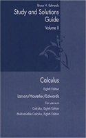 Student Study and Solutions Guide, Volume 2 for Larson/Hostetler/Edwards' Calculus, 8th