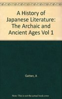 A History of Japanese Literature, Volume 1