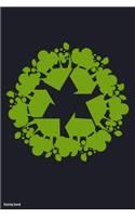 Recycling Journal: Environmental Awareness Lined Journal