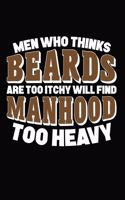 Men Who Thinks Beards Are Too Itchy Will Find Manhood Too Heavy
