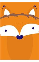 Woodland Creatures Fox Notebook