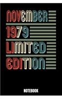 November 1979 Limited Edition Notebook