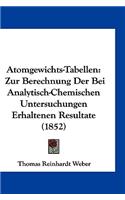 Atomgewichts-Tabellen