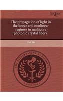 The Propagation of Light in the Linear and Nonlinear Regimes in Multicore Photonic Crystal Fibers