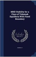 MHD Stability for a Class of Tokamak Equilibria With Fixed Boundary