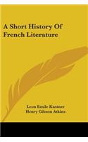 Short History Of French Literature