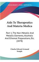 Aids To Therapeutics And Materia Medica