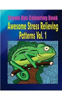Grown Ups Colouring Book Awesome Stress Relieving Patterns Vol. 1 Mandalas