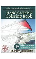 Hang Gliding Coloring Book for Adults Relaxation Meditation Blessing