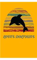 Dolphin Notebook: dolphin gift for animal lovers