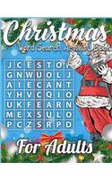 Christmas Word Search Activity Book for Adults