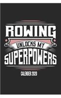 Rugby Unlocks My Superpowers Calender 2020