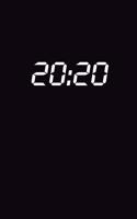 20: 20: Zeit Planer 2020 A5 Schwarz
