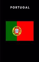 Portugal: Country Flag A5 Notebook to write in with 120 pages