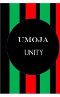 Umojo Unity: Color Pages Guided Prompt Lined Journal Affirmations Thoughts Gratitude New Year Visions 7-Days Celebration