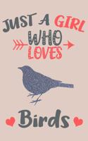 Just A Girl Who Loves Birds Journal