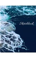 Sketchbook, Personalized Sketch Book for Sketching, Drawing or Doodling, (8.5"x11")