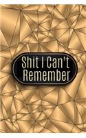 Shit I Can't Remember