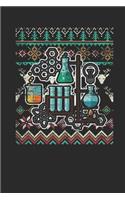 Ugly Christmas - Chemistry: Dotted Bullet Grid Notebook / Journal (6 X 9) - Christmas Gift for Kids, Teens, Mom And Dad