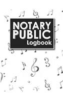 Notary Public Logbook: Notarial Journal, Notary Paper, Notary Journal Template, Notary Receipt Book, Music Lover Cover(1 Notary Public Logbook)