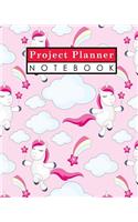 Project Planner Notebook: (Project Planner Notebook)