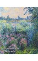 Spot on the Seine (Monet) - Notebook/Journal: 8"x10" College Ruled - 200 Pages(Fine Art Cover Journals)