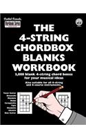 The 4-String Chordbox Blanks Workbook: (English)