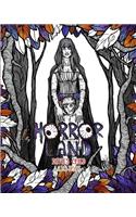 Adult Coloring Book Horror Land