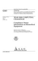 Year 2000 Computing Challenge: Compliance Status Information on Biomedical Equipment