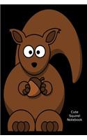 Cute Squirrel Notebook: Adorable Animal Lovers Notebook Gift