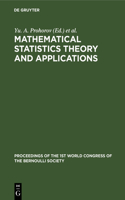 Mathematical Statistics Theory and Applications