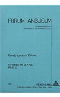 Studies in Slang