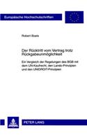 Der Ruecktritt Vom Vertrag Trotz Rueckgabeunmoeglichkeit