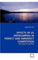 Effects of Us Antidumping in Perfect and Imperfect Competition