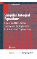 Singular Integral Equations