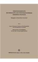 Untersuchungen an Kreissägeblättern für Holz, Fehler- und Spannungsprüfverfahren: (51 Forschungsberichte des Wirtschafts- und Verkehrsministeriums Nordrhein-Westfalen)