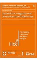 Systemische Integration Von Investitionsschutzabkommen