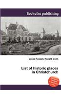 List of Historic Places in Christchurch