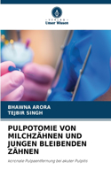 Pulpotomie Von Milchzähnen Und Jungen Bleibenden Zähnen