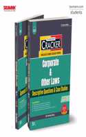 Taxmann's CRACKER for Corporate & Other Laws (Paper 2 | Law) â€“ Two-volume Edition with (topic/attempt-wise) past exam questions & (point-wise) answers | CA Inter | May/Sept. 2025 Exams